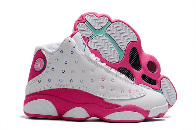 Women Jordan Shoes 13 Grade AAA Aurora Pink